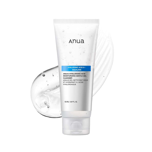 ANUA - 8 HYALURONIC ACID MOISTURIZING GENTLE GEL CLEANSER
