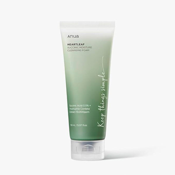 ANUA - HEARTLEAF SUCCINIC MOISTURE CLEANSING FOAM