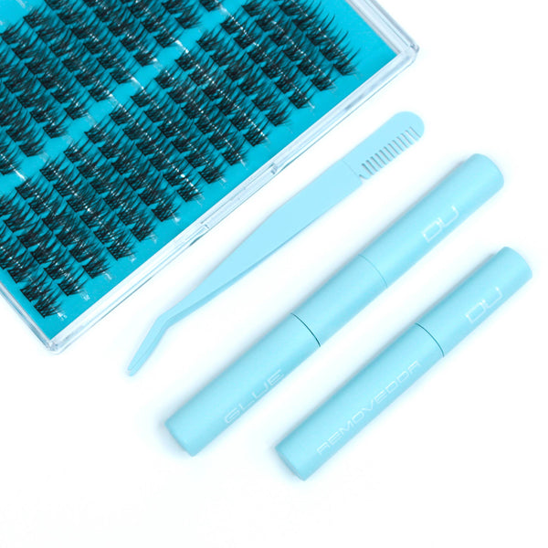 CLUSTER SET CON PINZA, GLUE Y REMOVEDOR