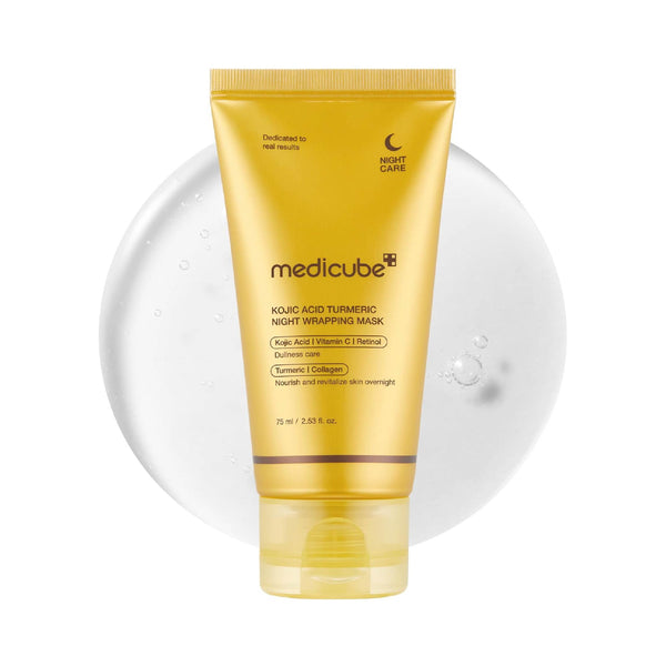 MEDICUBE - KOJIC ACID TURMERIC NIGHT WRAPPING MASK